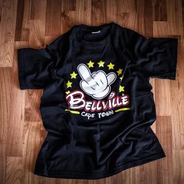 Bellville Muis Black Tees (Unisex) 180g