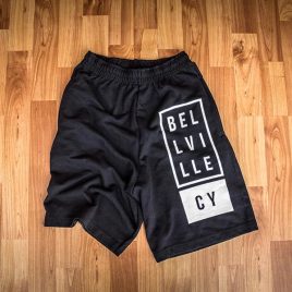 BELLVILLE CY Black Shorts (Unisex)