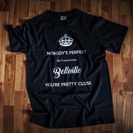 Nobody’s Perfect Black Tees (Unisex) 180g