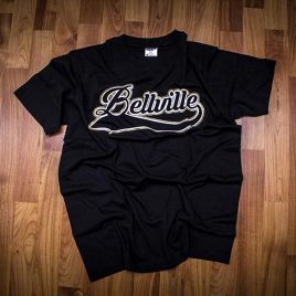 Bellville Streets Black Tees (Unisex) 180g