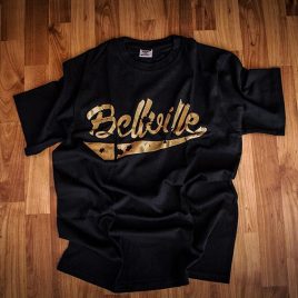 OG Bellville Black Tees (Unisex) 180g <br><i>Limited Edition</i> Gold Logo