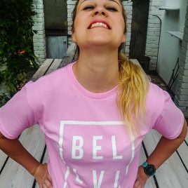 Bellville CY Baby Pink Tees<br>(Unisex) 180g